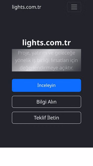 Screenshot of lights.com.tr