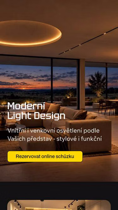 Screenshot of lightsup.cz