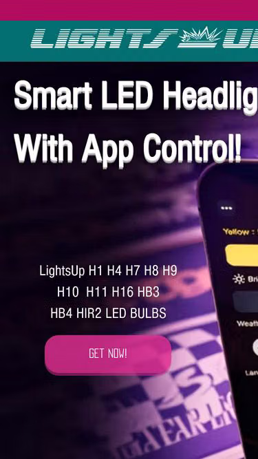 Screenshot of lightsup.pro
