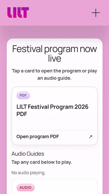 Screenshot of lilt.ca