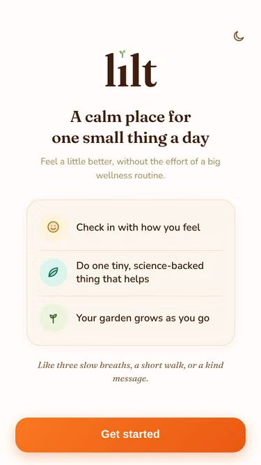 Screenshot of lilt.day