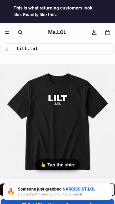 Screenshot of lilt.lol