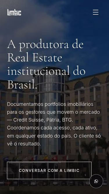 Screenshot of limbic.com.br