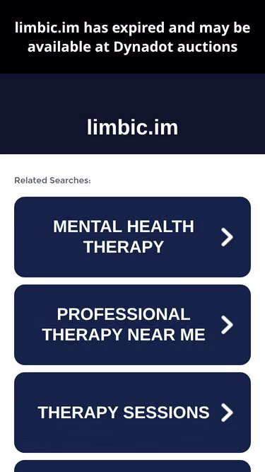 Screenshot of limbic.im
