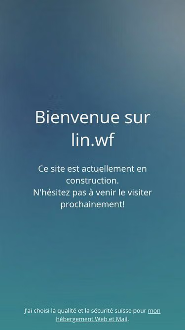 Screenshot of lin.wf