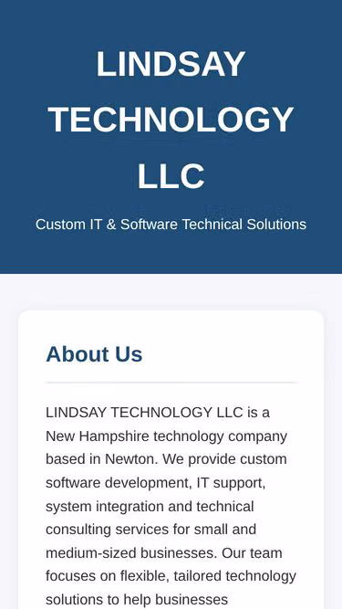 Screenshot of lindsay.motorcycles