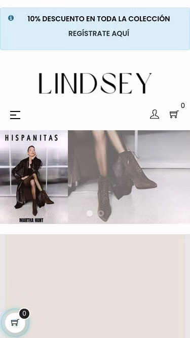 Screenshot of lindsey.es