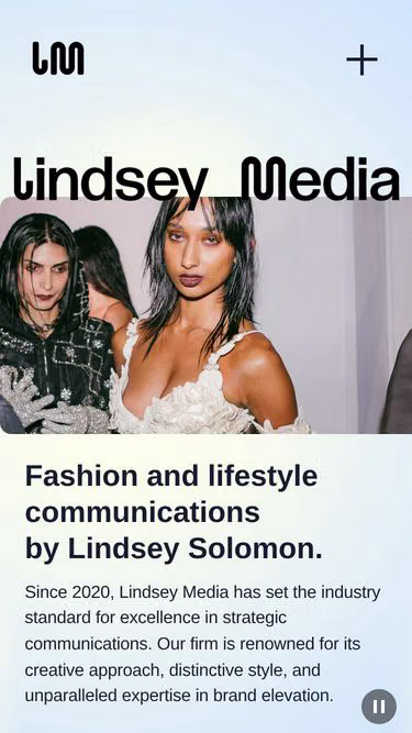 Screenshot of lindsey.media