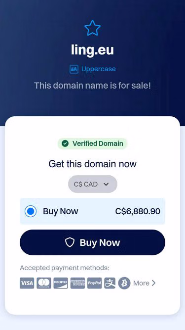 Screenshot of ling.eu