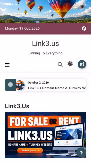 Screenshot of link3.us