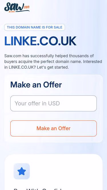 Screenshot of linke.co.uk