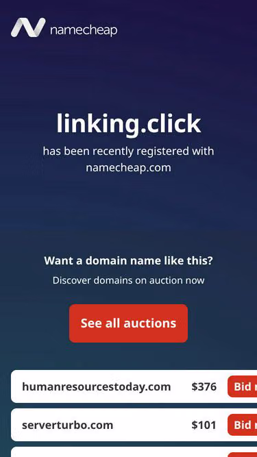 Screenshot of linking.click