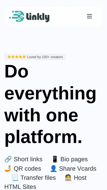 Screenshot of linkly.qa