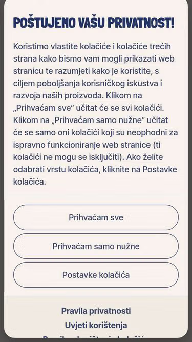 Screenshot of lino.ba