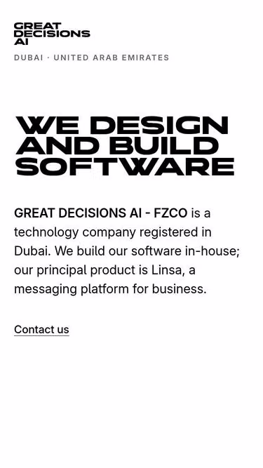 Screenshot of linsa.page