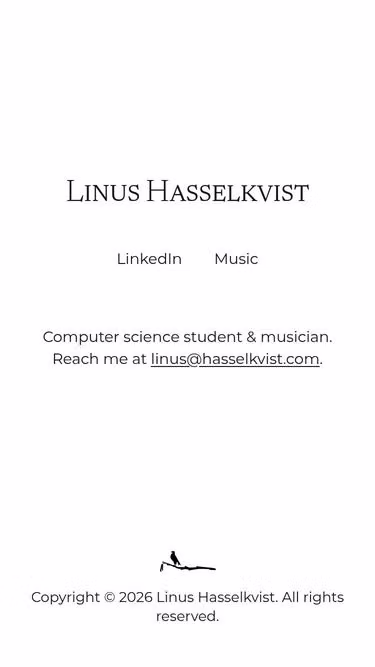 Screenshot of linus.studio