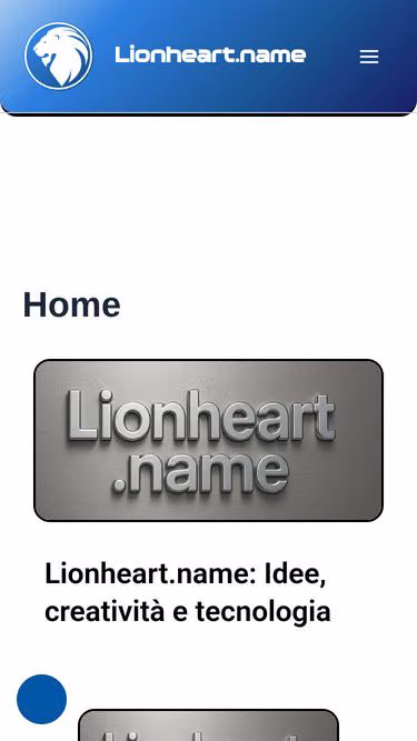 Screenshot of lionheart.name