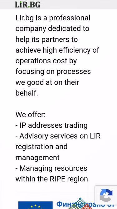 Screenshot of lir.bg