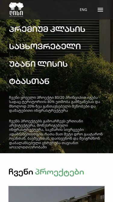 Screenshot of lisi.ge