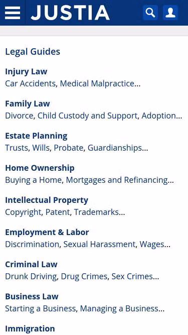 Screenshot of litigator.pro