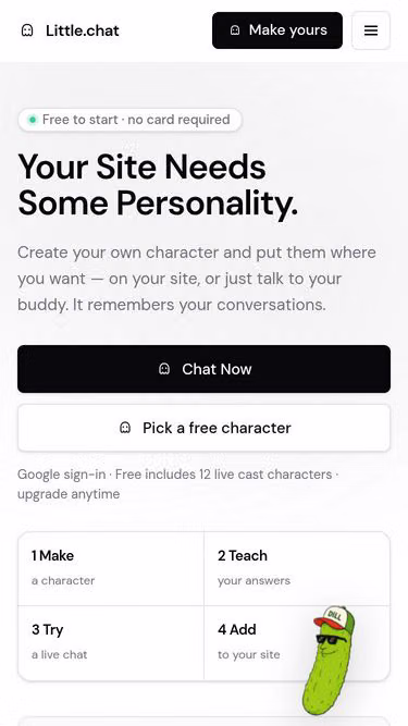Screenshot of little.chat