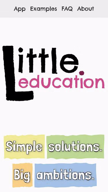 Screenshot of little.education
