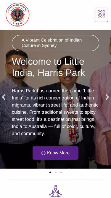 Screenshot of littleindia.org.au