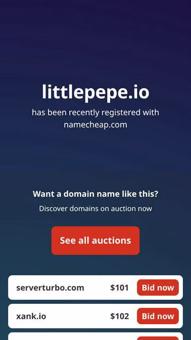 Screenshot of littlepepe.io