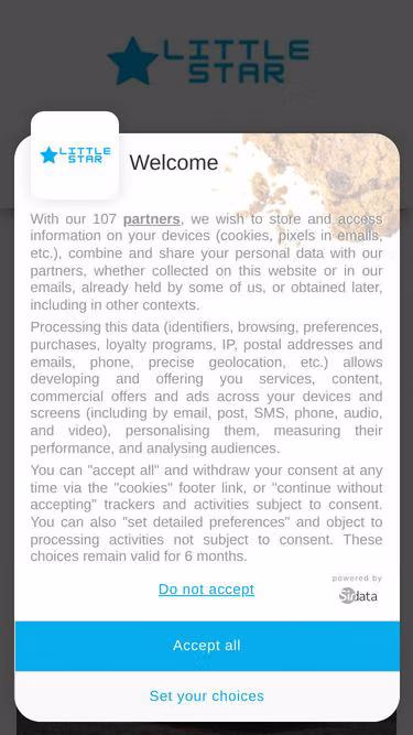 Screenshot of littlestar.fr