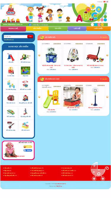 Screenshot of littletikes.com.vn