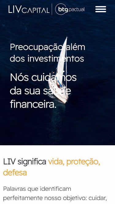 Screenshot of liv.capital