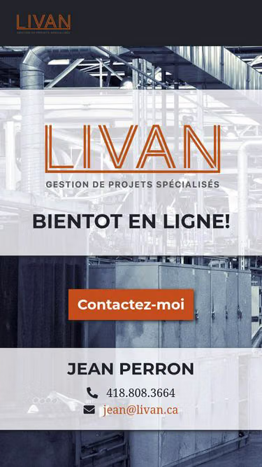 Screenshot of livan.ca