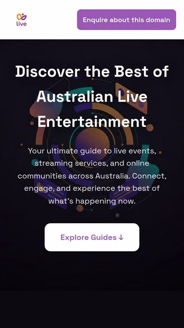 Screenshot of live.net.au