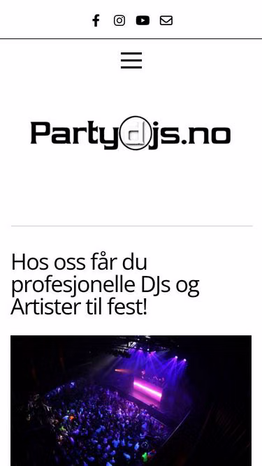 Screenshot of liveevent.no