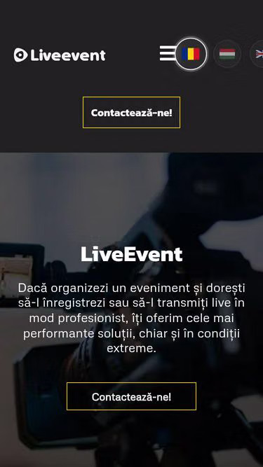 Screenshot of liveevent.ro