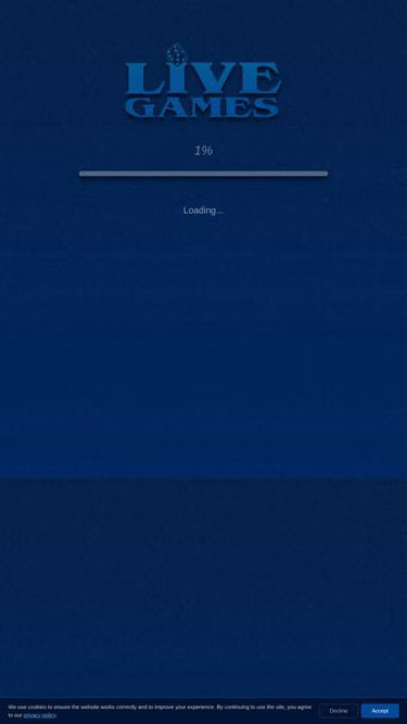 Screenshot of livegames.lv