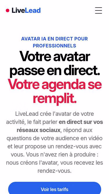 Screenshot of livelead.pro