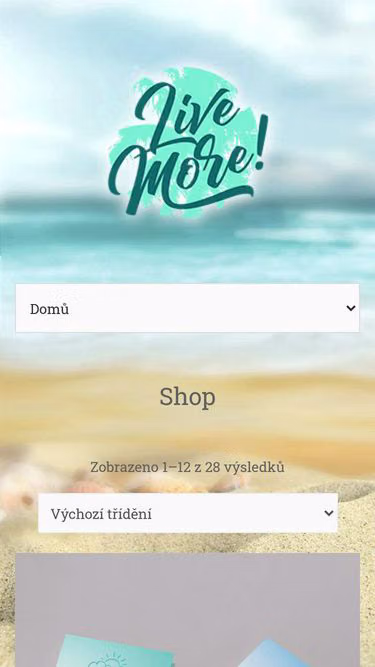 Screenshot of livemore.cz