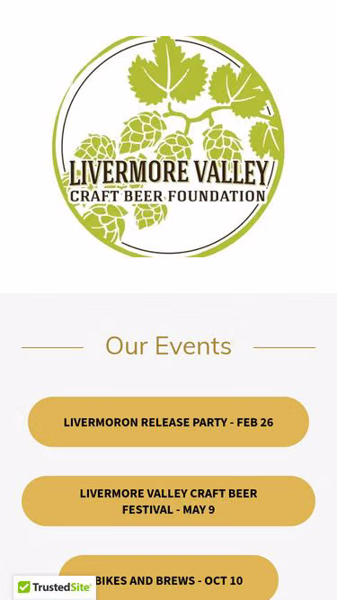 Screenshot of livermore.beer