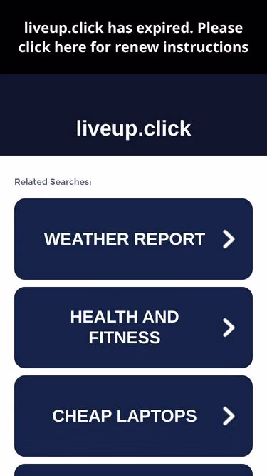 Screenshot of liveup.click