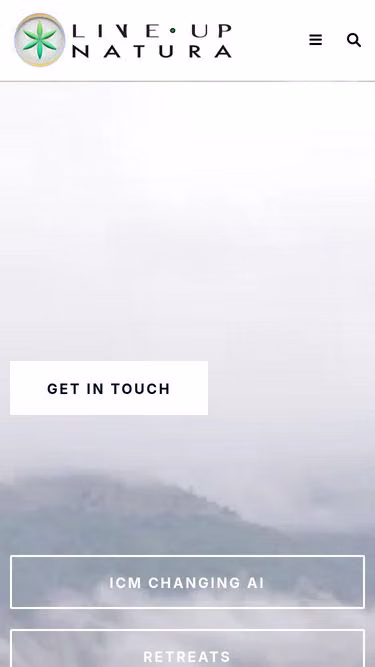 Screenshot of liveup.earth