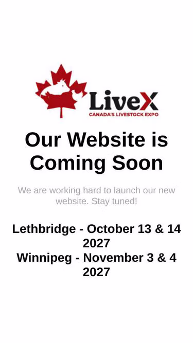 Screenshot of livex.ca