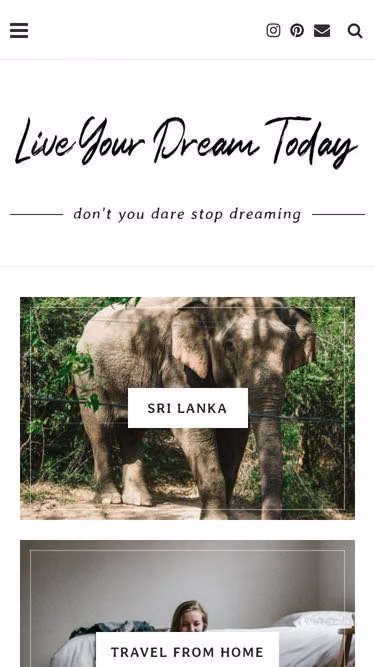 Screenshot of liveyourdream.today