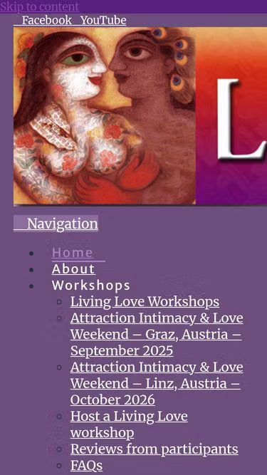 Screenshot of livinglove.au