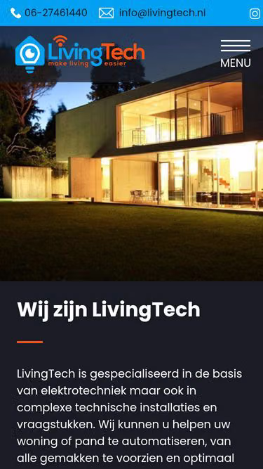 Screenshot of livingtech.nl