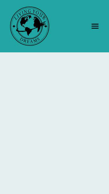 Screenshot of livingthedream.travel