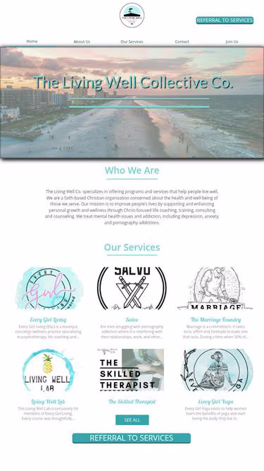 Screenshot of livingwell.online