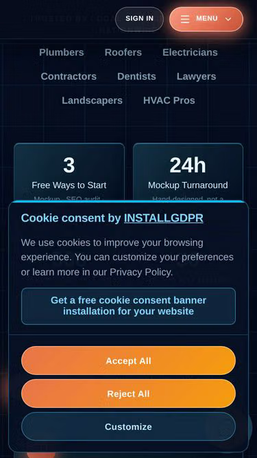 Screenshot of lizard.monster