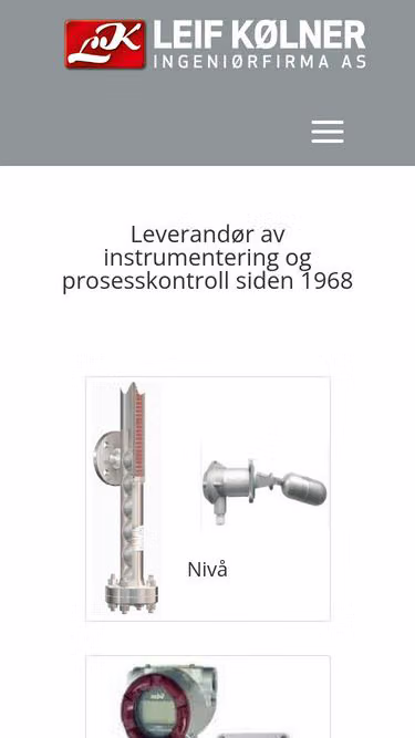 Screenshot of lki.no
