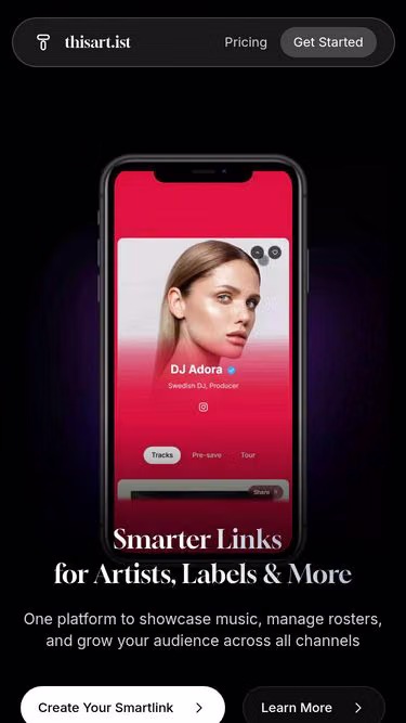 Screenshot of lks.to